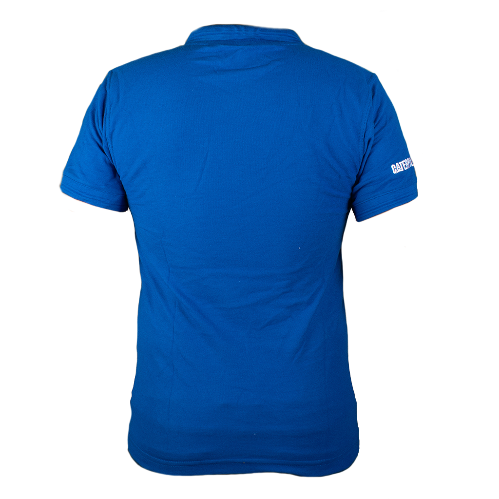 PLAYERA TIPO POLO CAT AZUL CATPAR