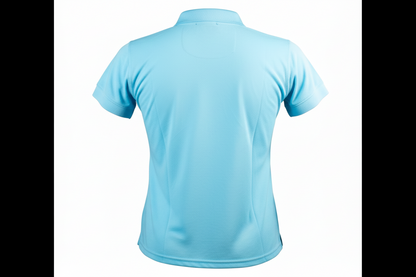 Playera TIPO POLO DAMA AZUL CELESTE
