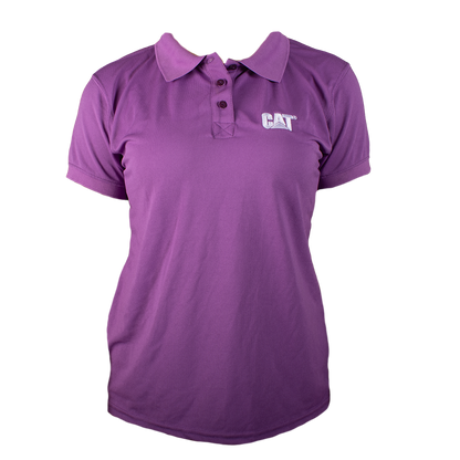 PLAYERA TIPO POLO CAT PARA DAMA COLOR MORADO CATPDM