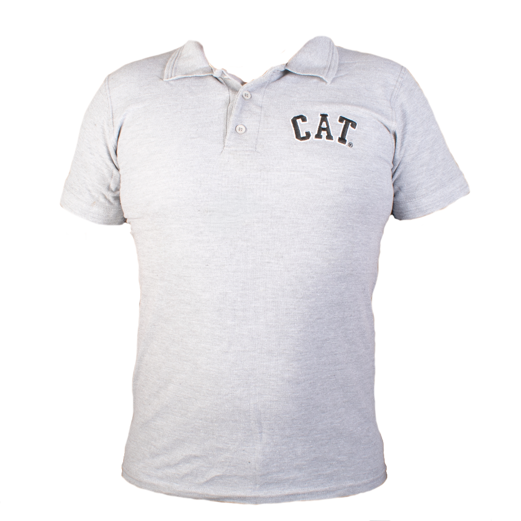 PLAYERA POLO CAT GRIS PARA HOMBRE CATPG