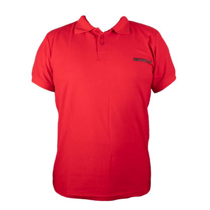 PLAYERA TIPO POLO CATERRPILLAR PARA HOMBRE COLOR ROJO CATPRCAT