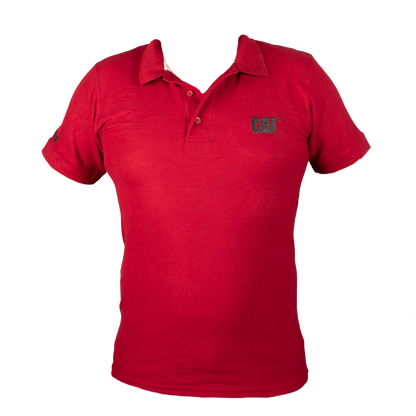PLAYERA POLO CAT ROJA CATPR