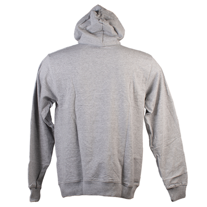 SUDADERA GRIS  CAT LOGO AMARILLO