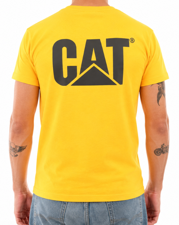 PLAYERA AMARILLA CAT