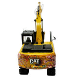 Excavadora hidráulica Cat 320 GX a escala 1:50 con tótem de dragón, Edición especial