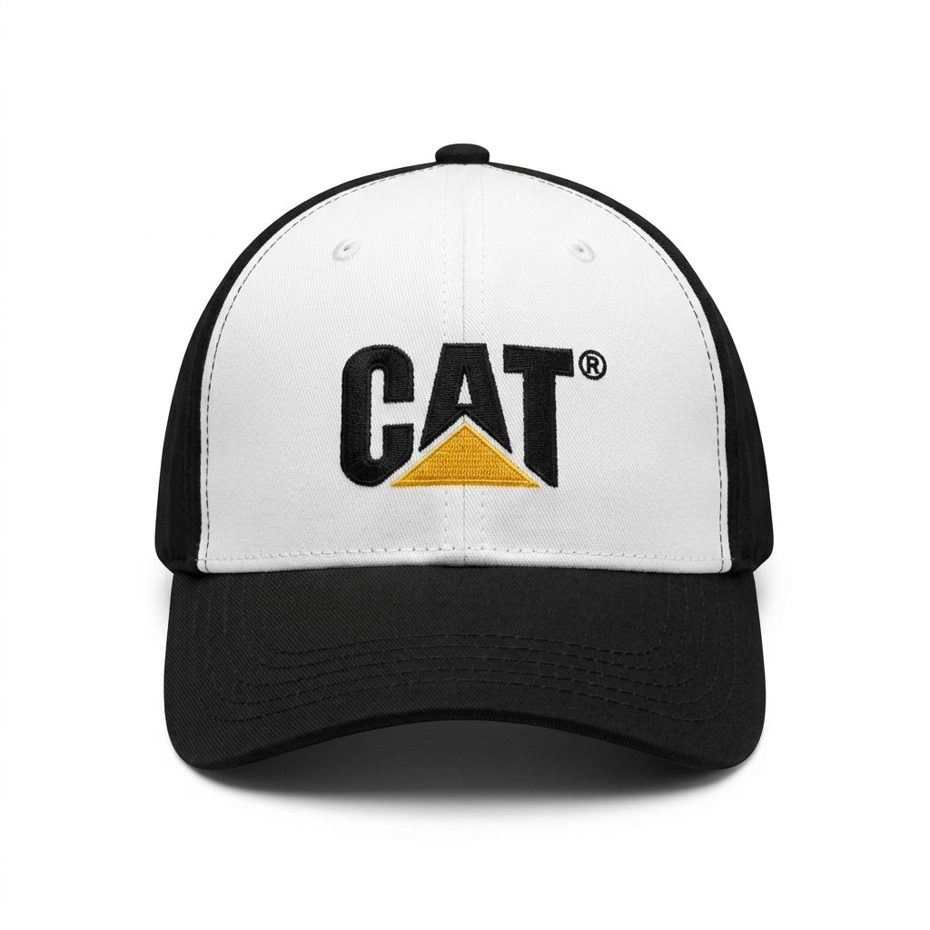 Gorra CAT Bicolor Blanca y Negra