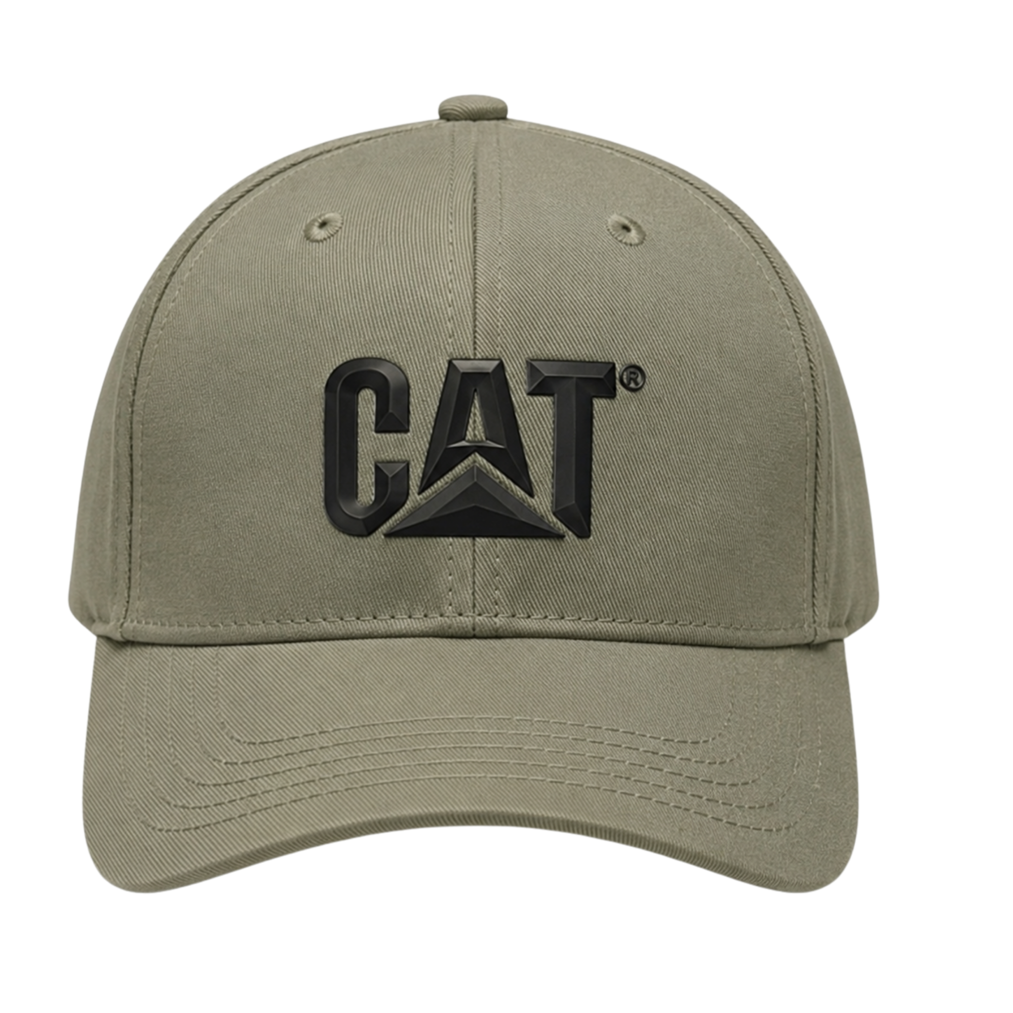 Gorra verde con letras reflejantes