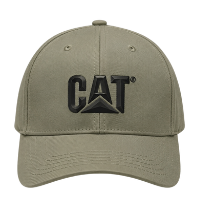 Gorra verde con letras reflejantes