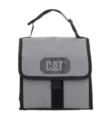 LONCHERA GRIS CON NEGRO CAT