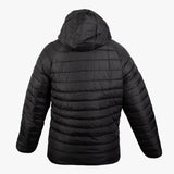 CHAMARRA CAT NEGRO CON AMARILLO