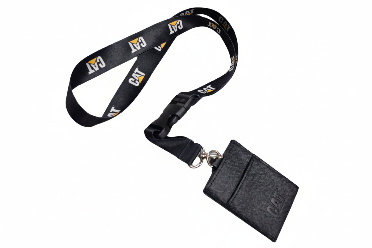 Porta Gafete CAT con Cinta y Tarjetero – VA-370