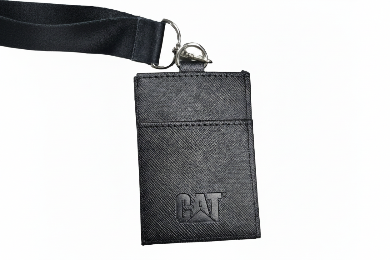 Porta Gafete CAT con Cinta y Tarjetero – VA-370
