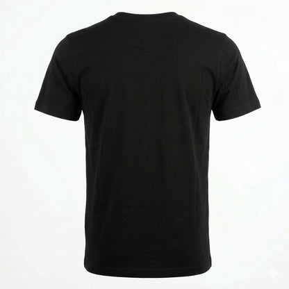 PLAYERA NEGRA  CAT RAYAS AMARRILLAS