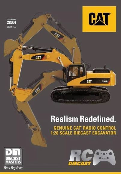 EXCAVADORA 330D CONTROL REMOTO EDICION ESPECIAL, ESCALA 1:20   28001