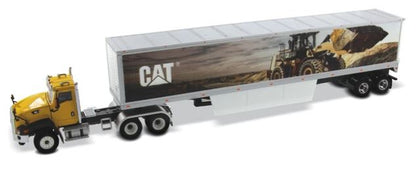 CAMION CT660 CAT® CON REMOLQUES MURALES ESCALA 1:50