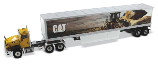 CAMION CT660 CAT® CON REMOLQUES MURALES ESCALA 1:50