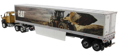 CAMION CT660 CAT® CON REMOLQUES MURALES ESCALA 1:50