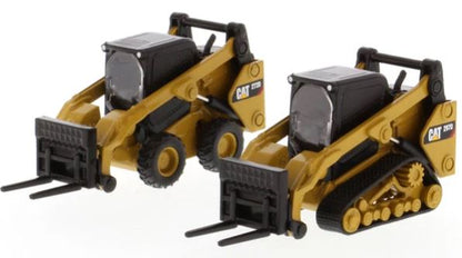 MINICARGADOR CAT® 272D2 Y CARGADOR DE ORUGAS CAT® 297D2  ESCALA 1:64