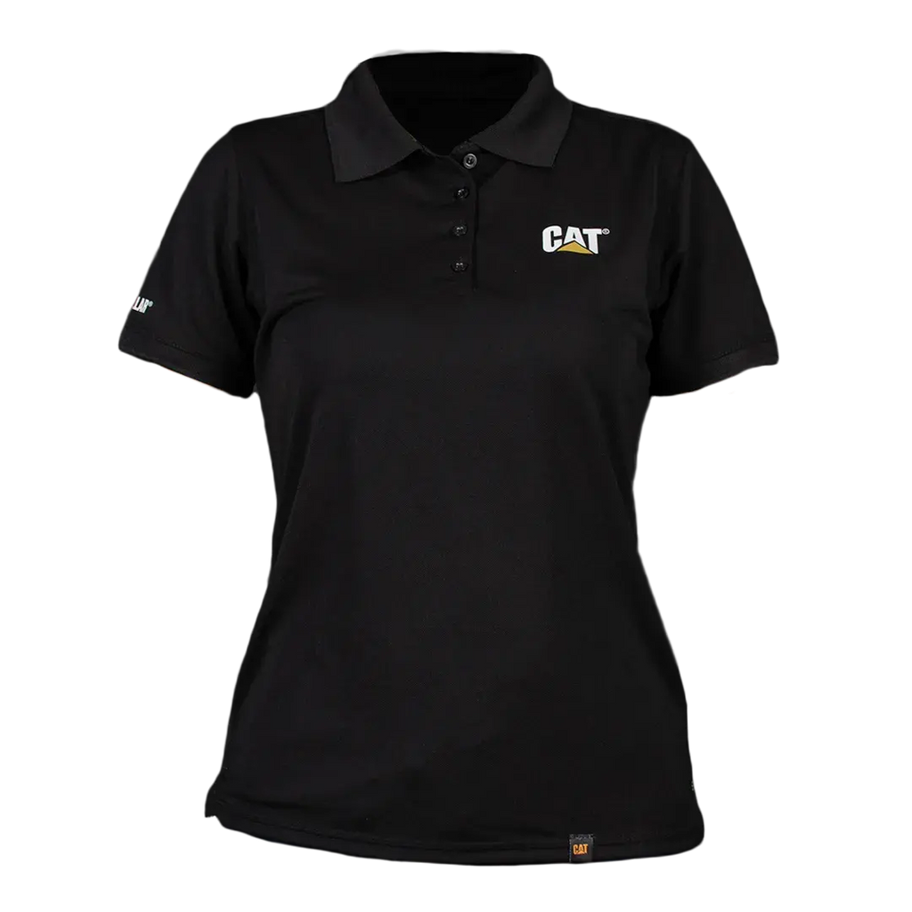 PLAYERA TIPO POLO DAMA NEGRA CATERPILLAR – Boutique Tracsa