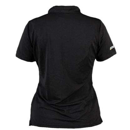 PLAYERA TIPO POLO DAMA NEGRA CATERPILLAR
