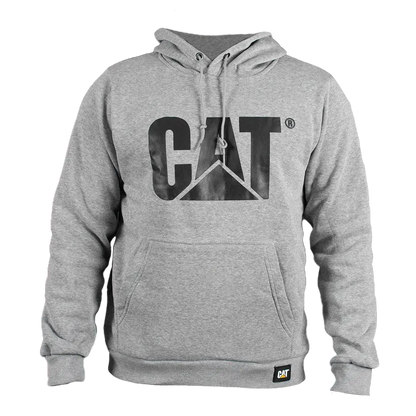 SUDADERA GRIS LOGO CAT