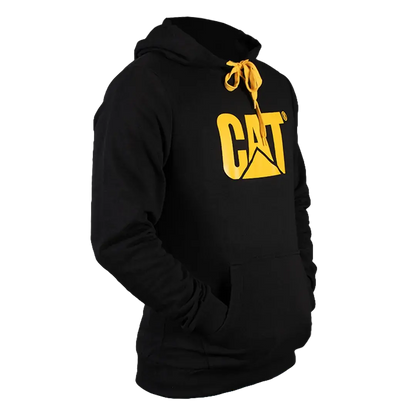 SUDADERA NEGRA LOGO CAT