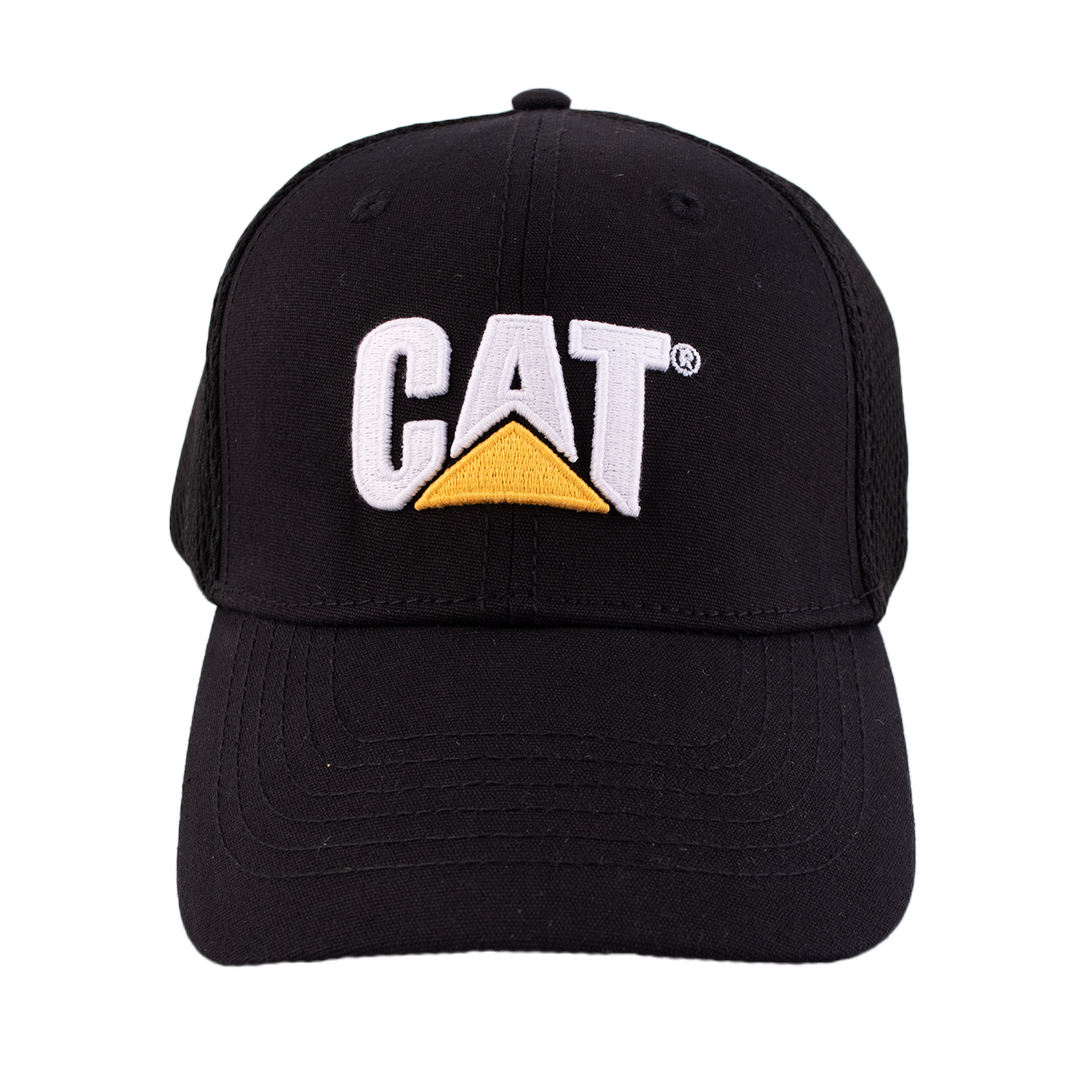 CAP GORRA CERRADA NEGRA CAT BORDADO