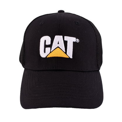 CAP GORRA CERRADA NEGRA CAT BORDADO