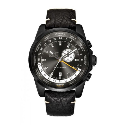 Reloj CAT para Caballero modelo WT.165.34.522 negro, extensible en piel