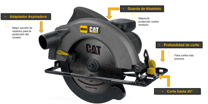 SIERRA CIRCULAR 7 1/4" CAT DX59U